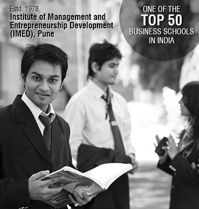 One of the Top 50 Business Schools in India, Institute of Management and
Entrepreneurship Development(IMED), Pune
